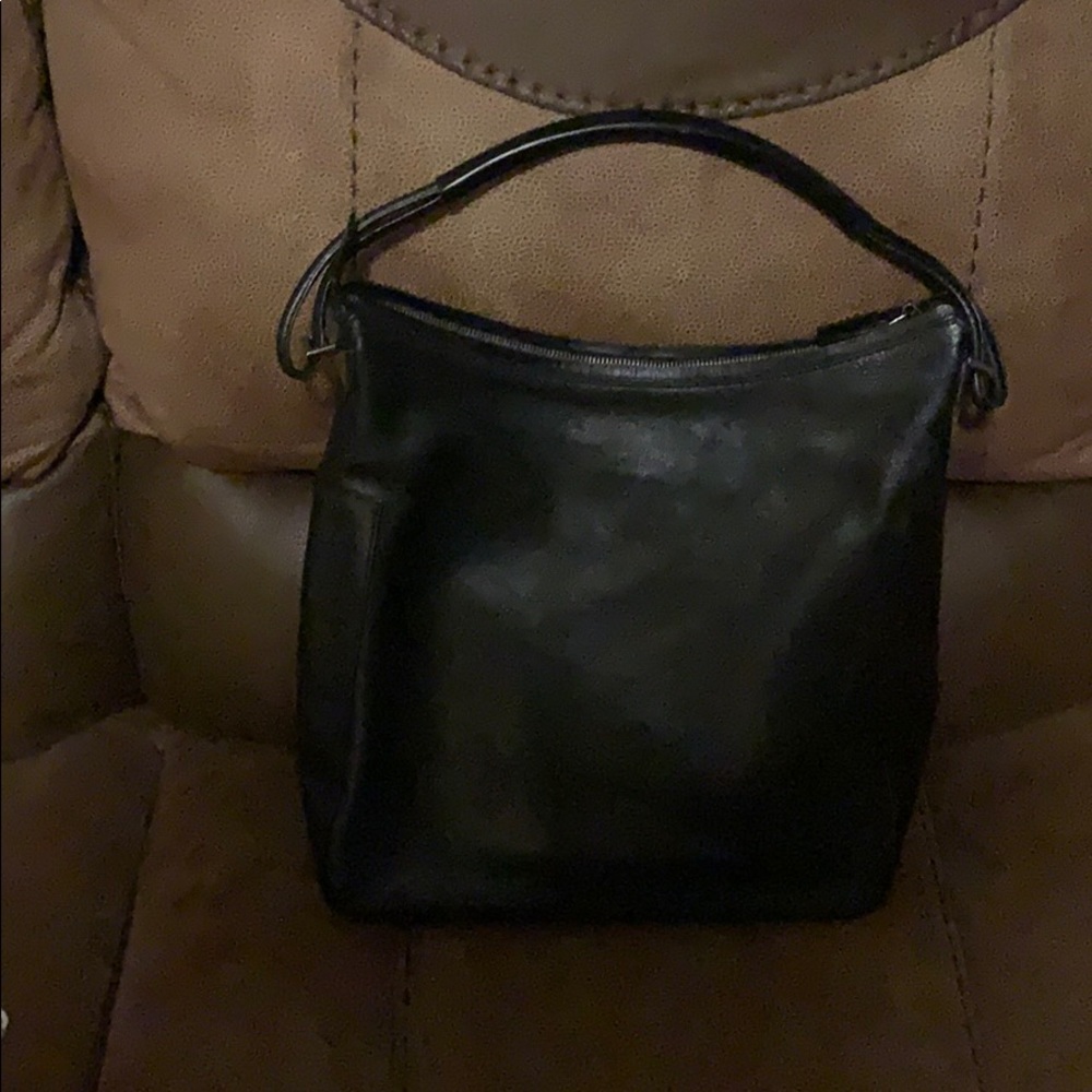 Gucci Black Leather Bag Purse